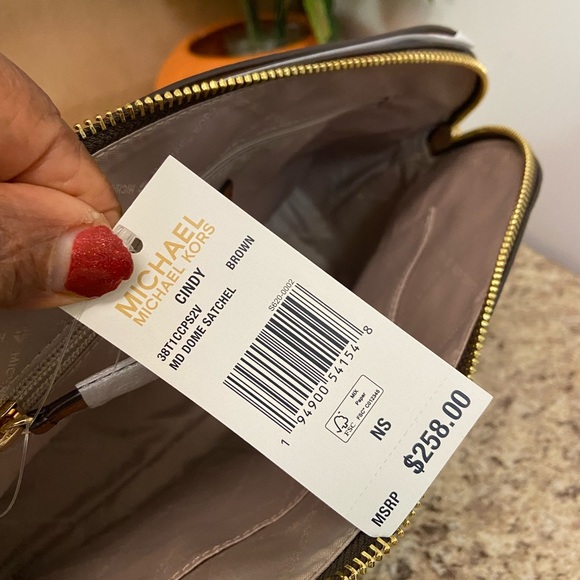 Michael Kors Cindy Floral Satchel - Picture 7 of 8